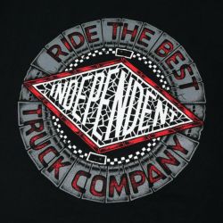  INDEPENDENT T-SHIRT インディペンデント Tシャツ MAKO TILE SUMMIT BLACK スケートボード スケボー 3