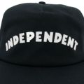  INDEPENDENT CAP インディペンデント キャップ BRIDGE STRAPBACK BLACK スケートボード スケボー 5