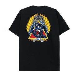 SANTA CRUZ T-SHIRT サンタクルーズ Tシャツ NATAS SCREAMING PANTHER BLACK スケートボード スケボー 