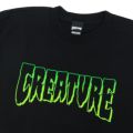 CREATURE LONG SLEEVE クリーチャー ロングスリーブTシャツ LOGO OUTLINE BLACK/GREEN スケートボード スケボー 1