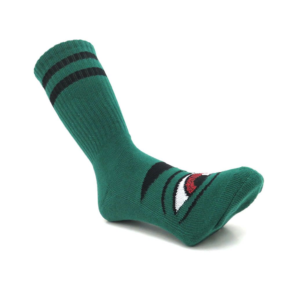 TOY MACHINE SOCKS トイマシーン ソックス 靴下 SECT EYE FOREST GREEN スケートボード スケボー 