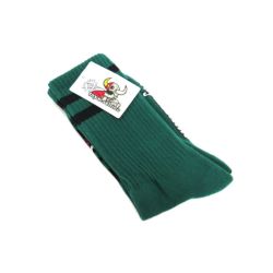 TOY MACHINE SOCKS トイマシーン ソックス 靴下 SECT EYE FOREST GREEN スケートボード スケボー 4