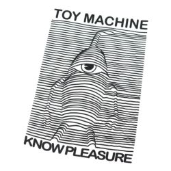 TOY MACHINE T-SHIRT トイマシーン Tシャツ TOY DIVISION WHITE/BLACK スケートボード スケボー 1