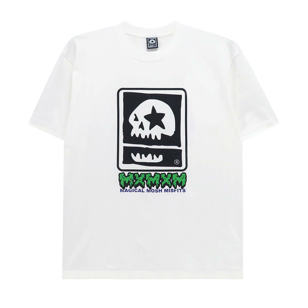 MAGICAL MOSH MISFITS T-SHIRT マジカルモッシュミスフィッツ Tシャツ MAGICAL MOSH MISFITS WHITE/DOKU スケートボード スケボー 