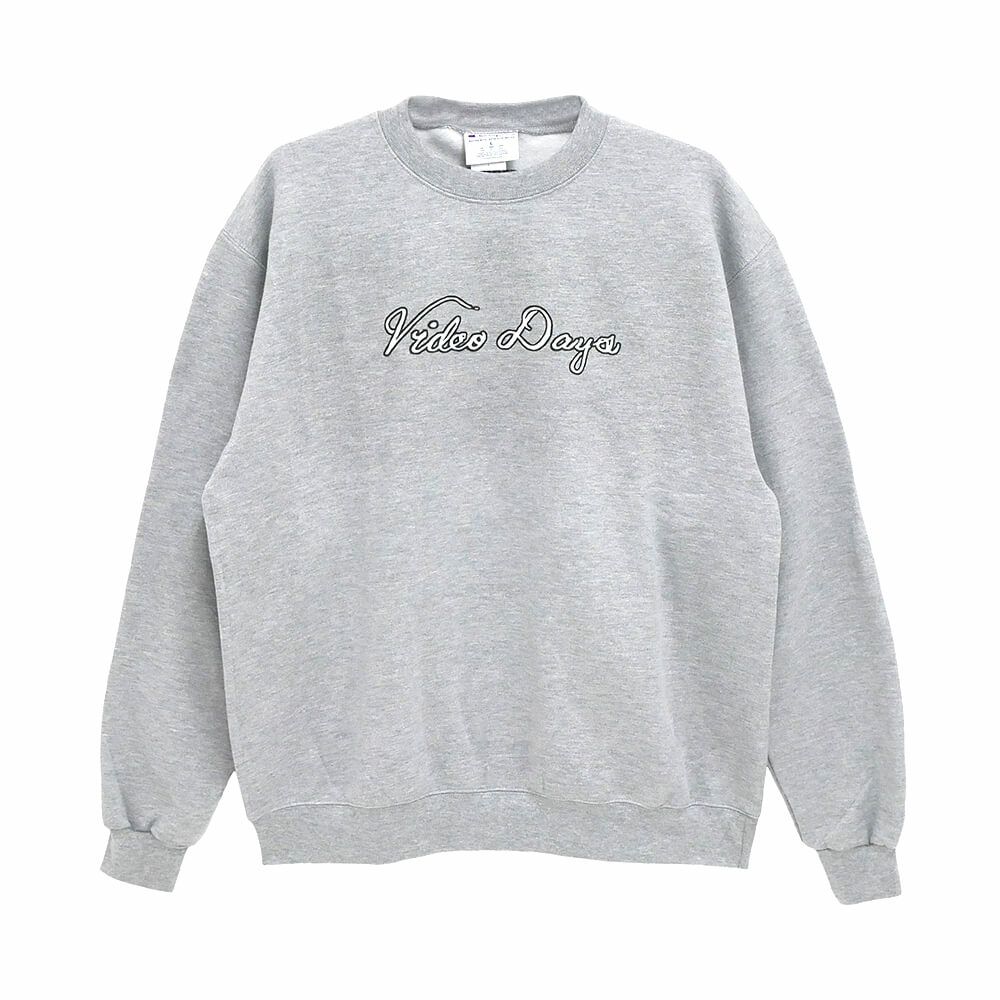  CLOSER CREW SWEAT クローザー トレーナー VIDEO DAYS GREY スケートボード スケボー 