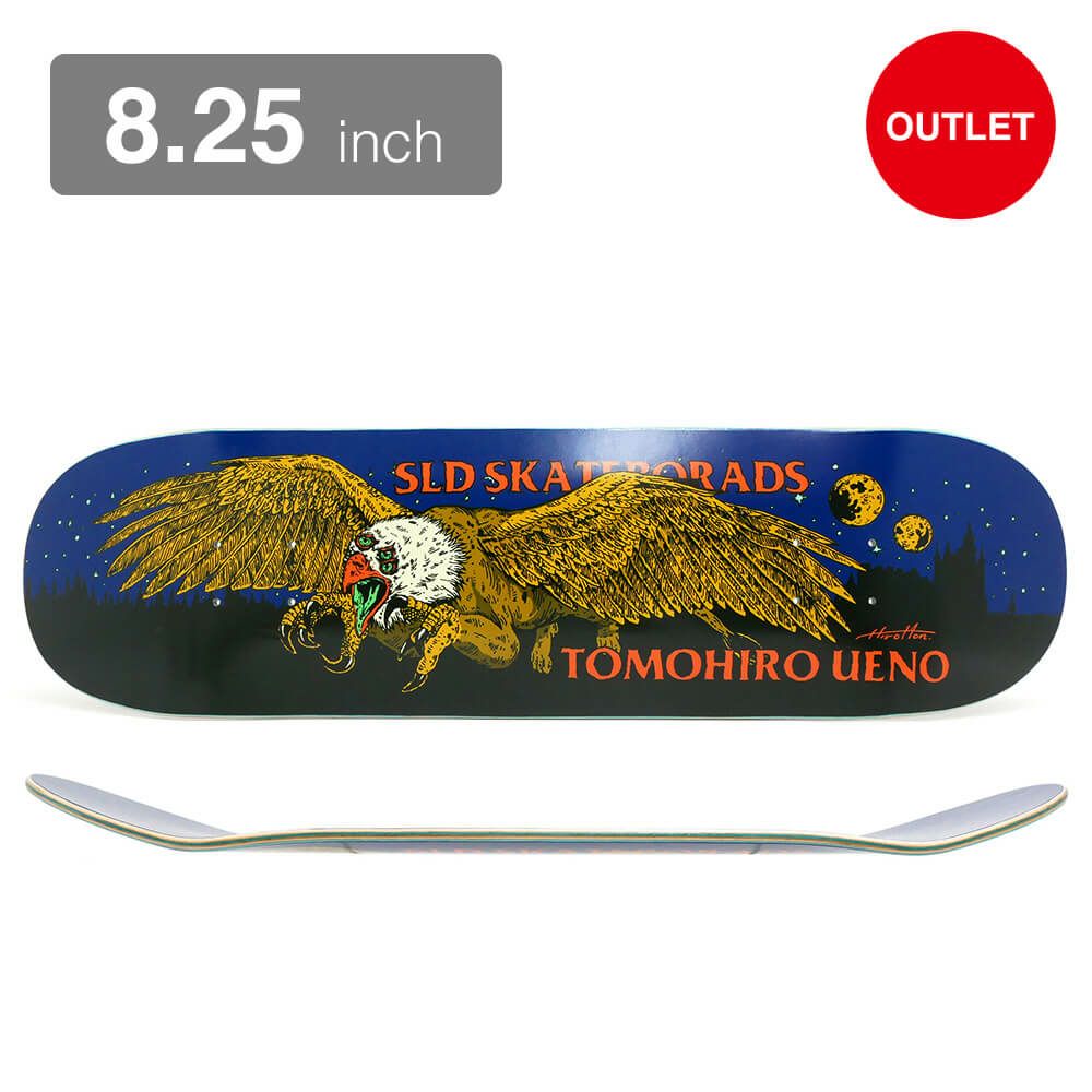 【アウトレット価格 12,100円 → 8,990円】SLD DECK エスエルディー デッキ TOMOHIRO UENO GRIFFON 8.25 ねじれ スケートボード スケボー