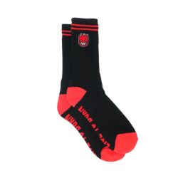 SPITFIRE SOCKS スピットファイヤー ソックス 靴下 BIGHEAD FILL EMB BLACK/RED スケートボード スケボー 3