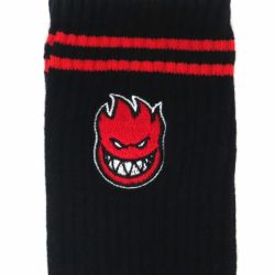 SPITFIRE SOCKS スピットファイヤー ソックス 靴下 BIGHEAD FILL EMB BLACK/RED スケートボード スケボー 4