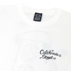 CALIFORNIA STREET LONG SLEEVE カリフォルニアストリート ロングスリーブTシャツ HUNTING by ESOW WHITE スケートボード スケボー 2