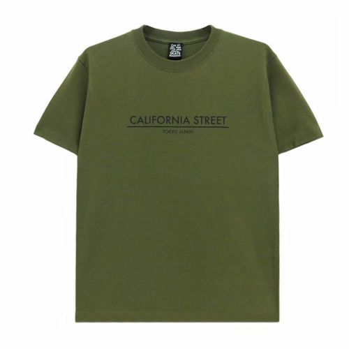 【購入金額 30,000円 以上で 1円】 CALIFORNIA STREET T-SHIRT カリフォルニアストリート Tシャツ LOGO BAR CITY GREEN スケートボード スケボー 