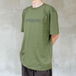 【購入金額 30,000円 以上で 1円】 CALIFORNIA STREET T-SHIRT カリフォルニアストリート Tシャツ LOGO BAR CITY GREEN スケートボード スケボー 2