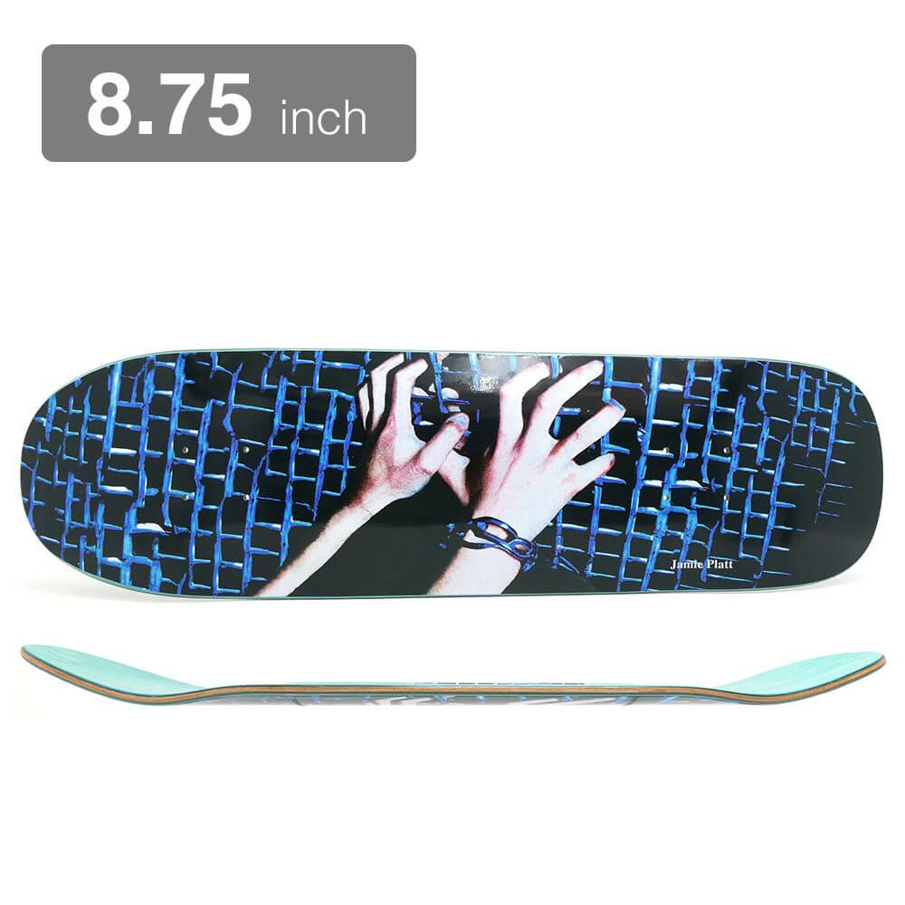 POLAR DECK ポーラー デッキ JAMIE PLATT CAGED 8.75 1991 Jr. SHAPE スケートボード スケボー