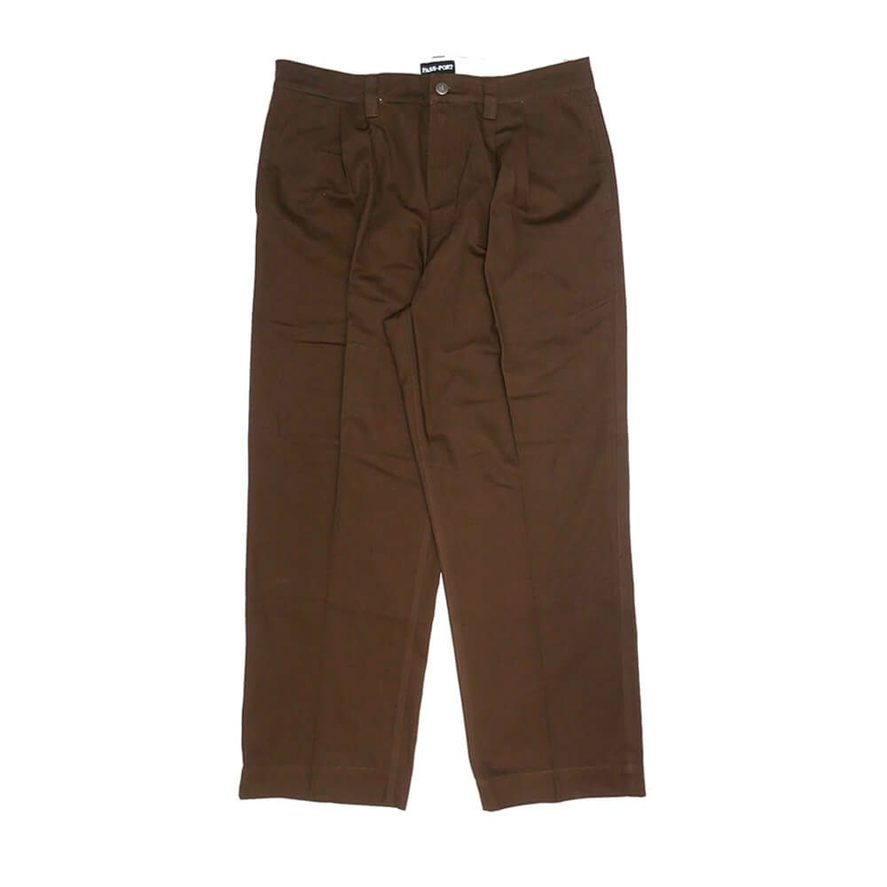 PASS~PORT PANTS パスポート パンツ ジーンズ LEAGUES CLUB R41 BROWN スケートボード スケボー 