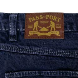 PASS~PORT JEANS パスポート パンツ ジーンズ DENIM WORKERS CLUB PURPLE OVER DYE スケートボード スケボー 5