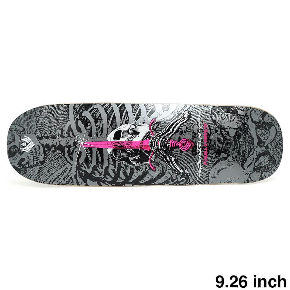 POWELL PERALTA DECK パウエルペラルタ デッキ RAY RODRIGUEZ SKULL & SWORD BLACK SILVER FLIGHT 9.26 スケートボード スケボー