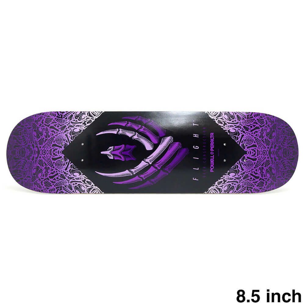 POWELL PERALTA DECK パウエルペラルタ デッキ TEAM BONES PURPLE FLIGHT 8.5 スケートボード スケボー