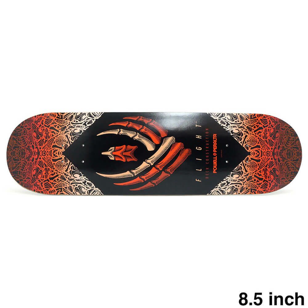 POWELL PERALTA DECK パウエルペラルタ デッキ TEAM BONES ORANGE FLIGHT 8.5 スケートボード スケボー