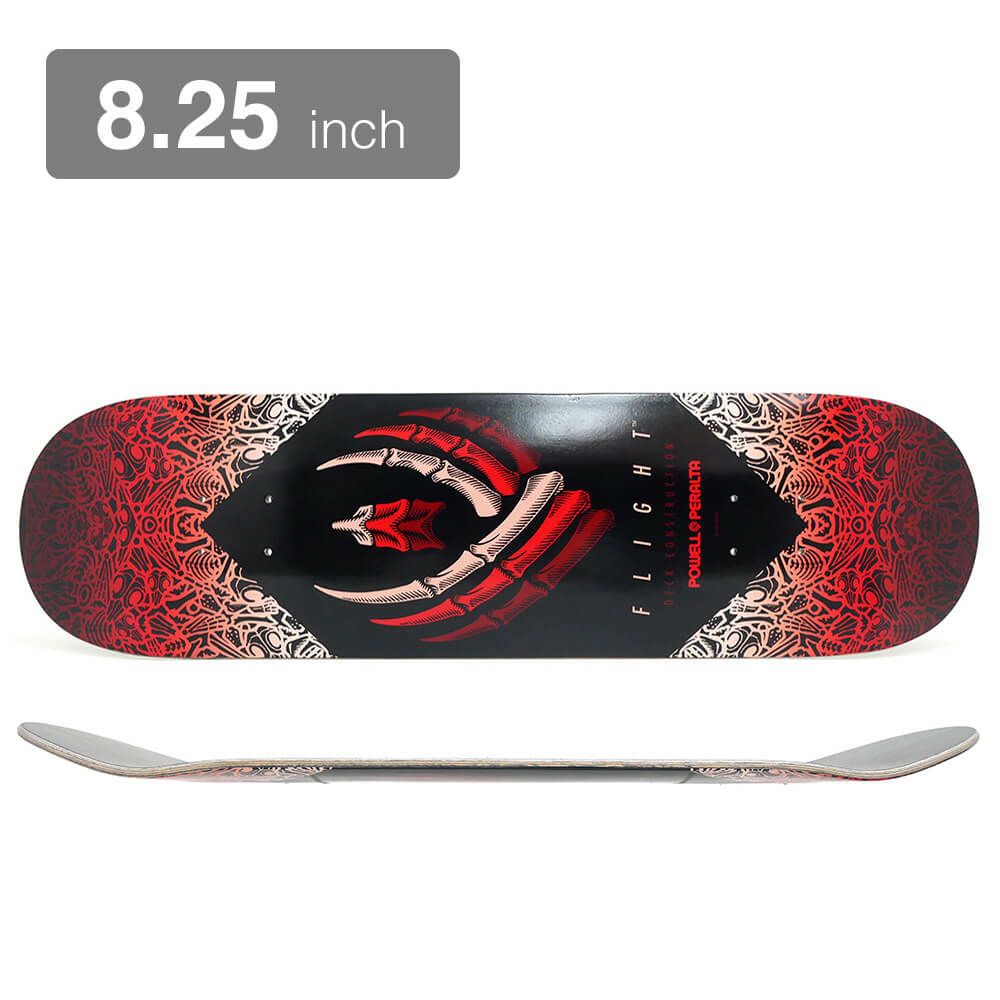 POWELL PERALTA DECK パウエルペラルタ デッキ TEAM BONES RED FLIGHT 8.25 スケートボード スケボー