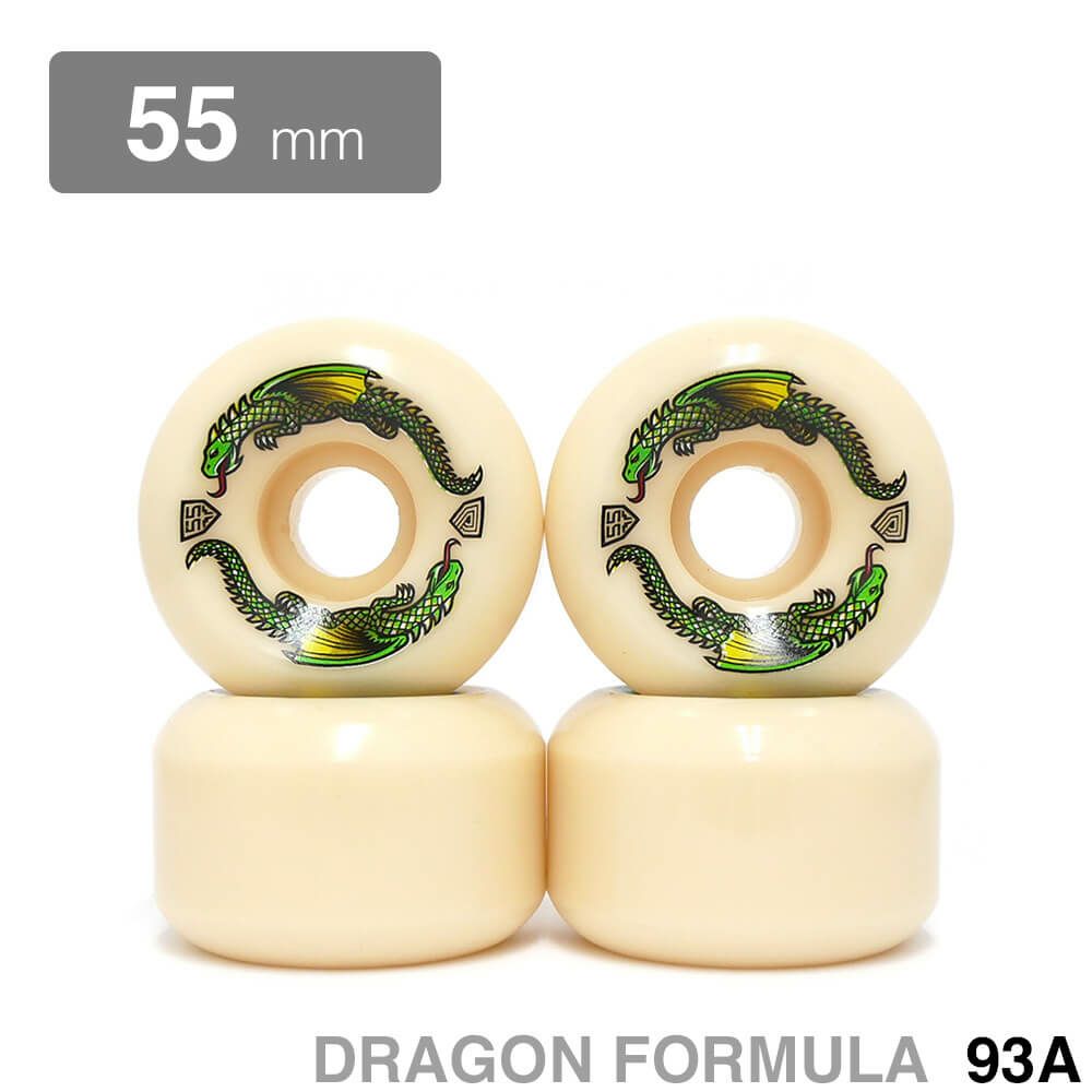 POWELL PERALTA WHEEL パウエルペラルタ ウィール DRAGON FORMULA（DF）93A DRAGONS 55mm x 35mm スケートボード スケボー