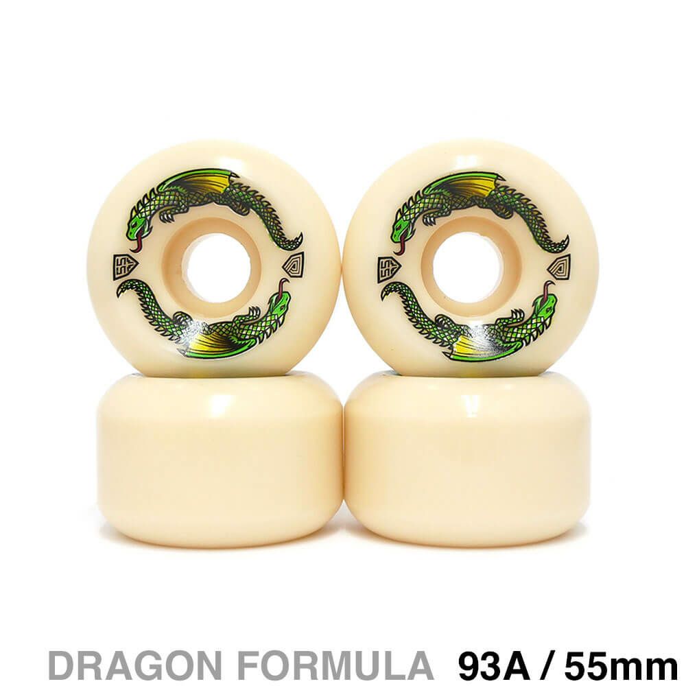 POWELL PERALTA WHEEL パウエルペラルタ ウィール DRAGON FORMULA（DF）93A DRAGONS 55mm x 35mm スケートボード スケボー