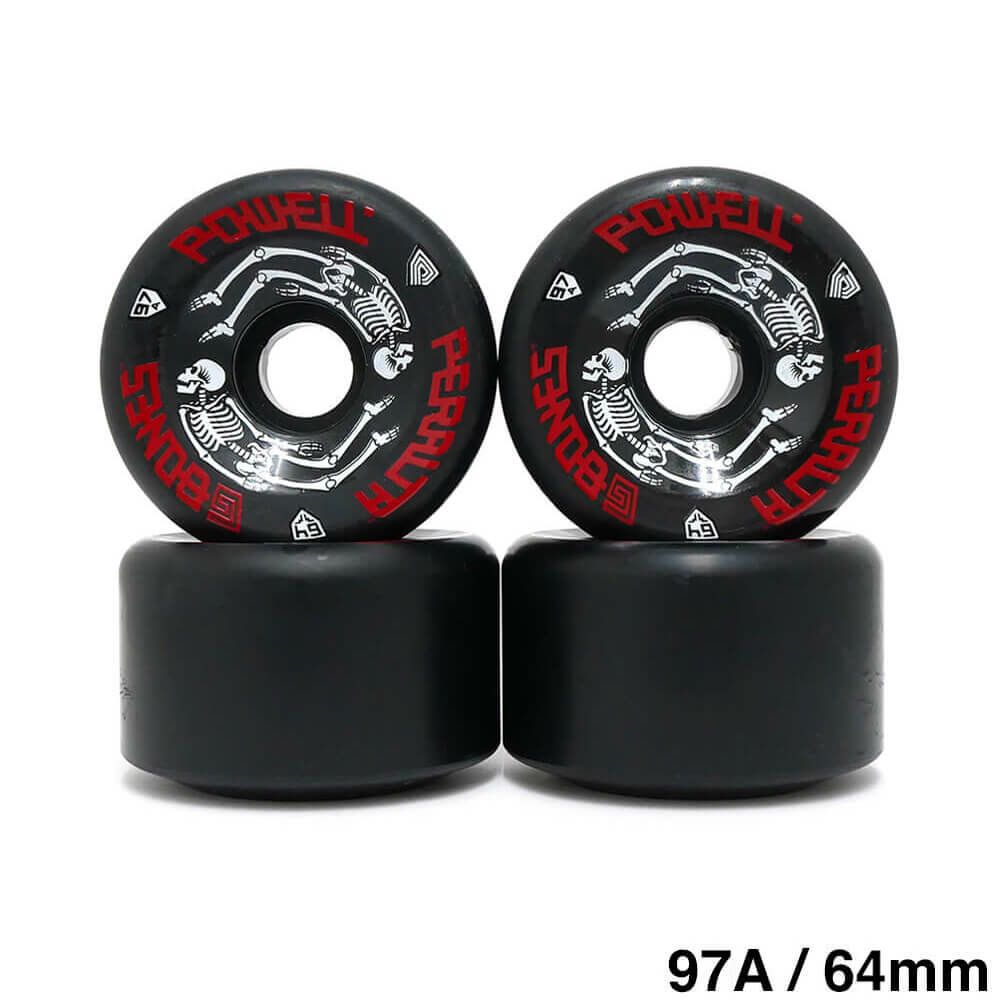 POWELL PERALTA WHEEL パウエルペラルタ ウィール G-BONES 97A 黒 64mm スケートボード スケボー