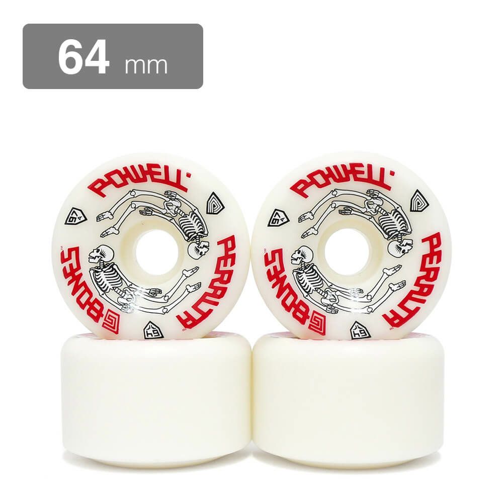 POWELL PERALTA WHEEL パウエルペラルタ ウィール G-BONES 97A 白 64mm スケートボード スケボー