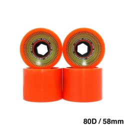 SPITFIRE WHEEL スピットファイヤー ソフトウィール（クルーザー） 80HD SUPERWIDES オレンジ 58mm スケートボード スケボー