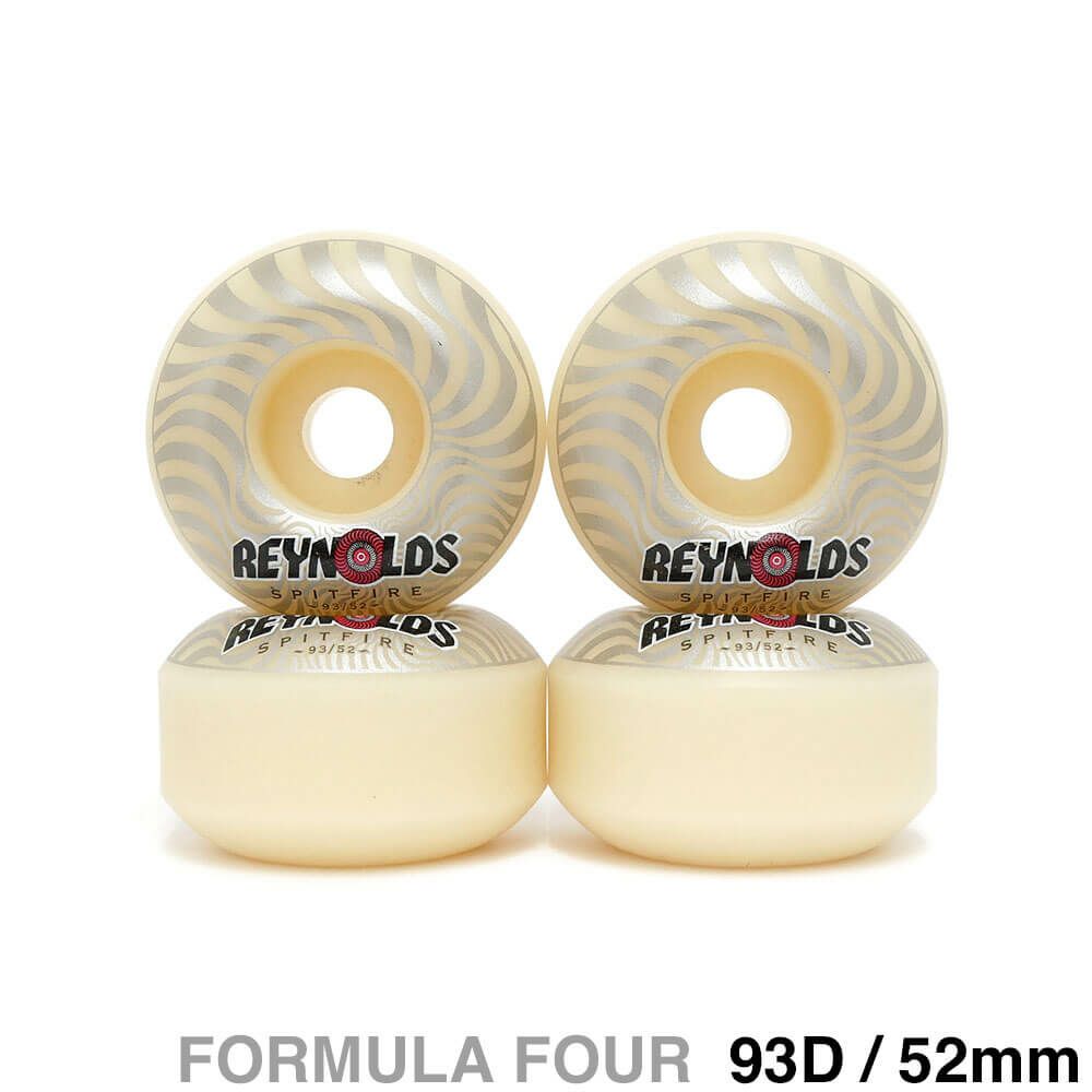 SPITFIRE WHEEL スピットファイヤー ウィール FORMULA FOUR (F4) CLASSIC 93D ANDREW REYNOLDS SOFT SLIDERS 52mm スケートボード スケボー