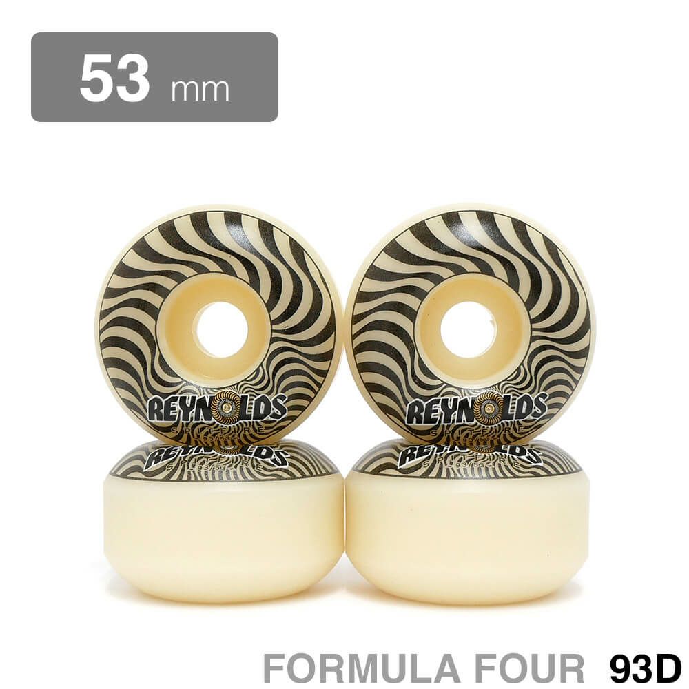 SPITFIRE WHEEL スピットファイヤー ウィール FORMULA FOUR (F4) CLASSIC 93D ANDREW REYNOLDS SOFT SLIDERS 53mm スケートボード スケボー