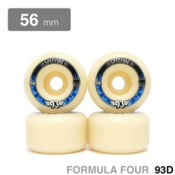 SPITFIRE WHEEL スピットファイヤー ウィール FORMULA FOUR (F4) RADIALS 93D SOFT SLIDERS 56mm スケートボード スケボー