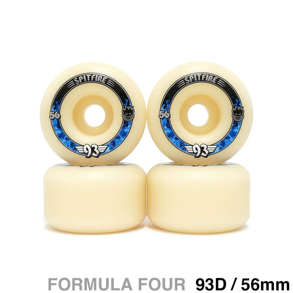 SPITFIRE WHEEL スピットファイヤー ウィール FORMULA FOUR (F4) RADIALS 93D SOFT SLIDERS 56mm スケートボード スケボー
