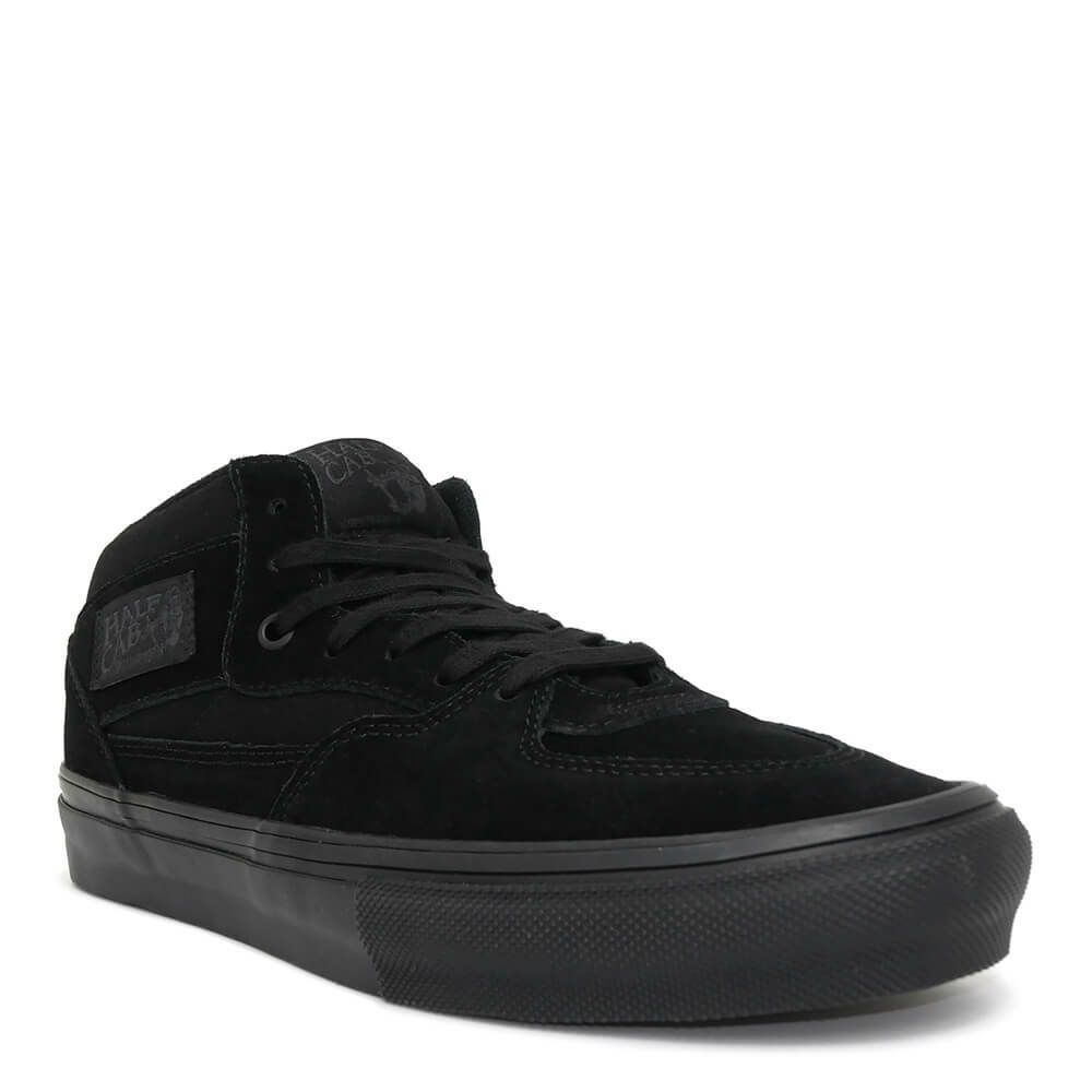 VANS SHOES バンズ シューズ スニーカー SKATE HALF CAB BLACK/BLACK（US企画） スケートボード スケボー