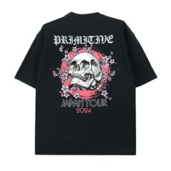  PRIMITIVE T-SHIRT プリミティブ Tシャツ JAPAN TOUR BLACK スケートボード スケボー 