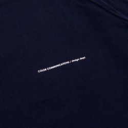 COLOR COMMUNICATIONS LONG SLEEVE カラーコミュニケーションズ 7分袖Tシャツ HANDWRITE CHAIN LETTER NAVY スケートボード スケボー 2