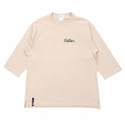 COLOR COMMUNICATIONS LONG SLEEVE カラーコミュニケーションズ 7分袖Tシャツ HANDWRITE CHAIN LETTER STONE スケートボード スケボー 