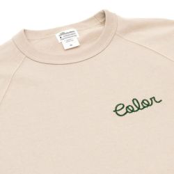 COLOR COMMUNICATIONS LONG SLEEVE カラーコミュニケーションズ 7分袖Tシャツ HANDWRITE CHAIN LETTER STONE スケートボード スケボー 1