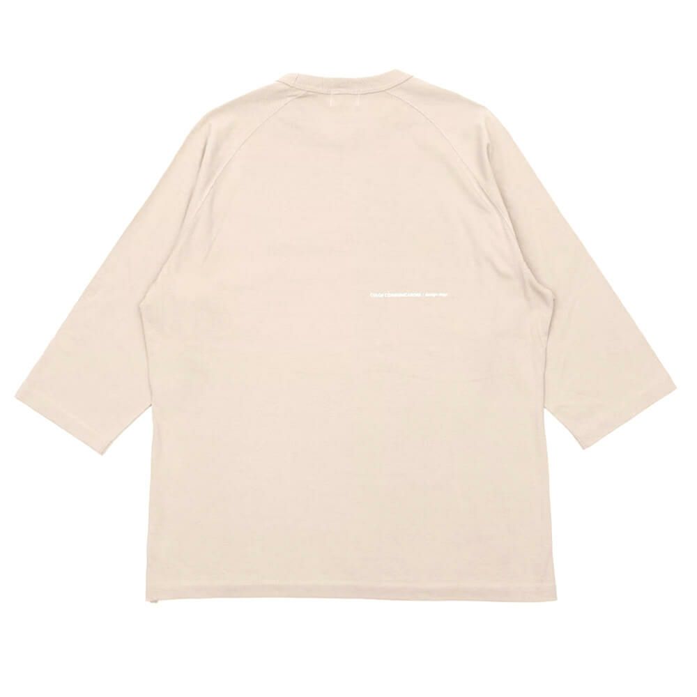 COLOR COMMUNICATIONS LONG SLEEVE カラーコミュニケーションズ 7分袖Tシャツ HANDWRITE CHAIN LETTER STONE スケートボード スケボー 3