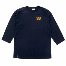 COLOR COMMUNICATIONS LONG SLEEVE カラーコミュニケーションズ 7分袖Tシャツ 33 DEPT. NAVY スケートボード スケボー 