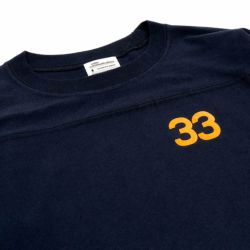 COLOR COMMUNICATIONS LONG SLEEVE カラーコミュニケーションズ 7分袖Tシャツ 33 DEPT. NAVY スケートボード スケボー 1