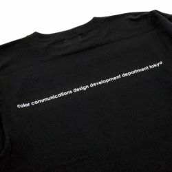 COLOR COMMUNICATIONS LONG SLEEVE カラーコミュニケーションズ 7分袖Tシャツ 33 DEPT. BLACK スケートボード スケボー 2