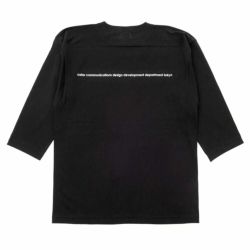 COLOR COMMUNICATIONS LONG SLEEVE カラーコミュニケーションズ 7分袖Tシャツ 33 DEPT. BLACK スケートボード スケボー 3