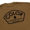 COLOR COMMUNICATIONS T-SHIRT カラーコミュニケーションズ Tシャツ DESIGN DEPT. SPOT OLIVE スケートボード スケボー 3