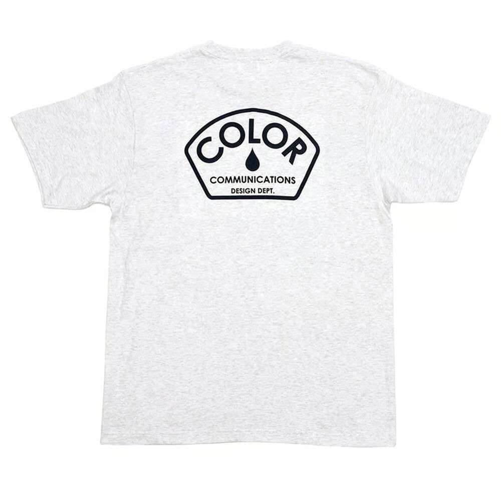 COLOR COMMUNICATIONS T-SHIRT カラーコミュニケーションズ Tシャツ DESIGN DEPT. SPOT ASH スケートボード スケボー 