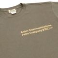 COLOR COMMUNICATIONS T-SHIRT カラーコミュニケーションズ Tシャツ PAINT COMPANY 2 MOSS GREY スケートボード スケボー 1
