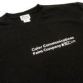 COLOR COMMUNICATIONS T-SHIRT カラーコミュニケーションズ Tシャツ PAINT COMPANY 2 BLACK スケートボード スケボー 1