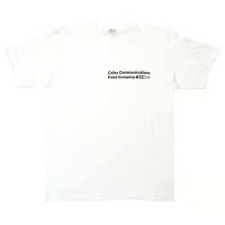 COLOR COMMUNICATIONS T-SHIRT カラーコミュニケーションズ Tシャツ PAINT COMPANY 2 WHITE スケートボード スケボー 