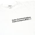 COLOR COMMUNICATIONS T-SHIRT カラーコミュニケーションズ Tシャツ PAINT COMPANY 2 WHITE スケートボード スケボー 1