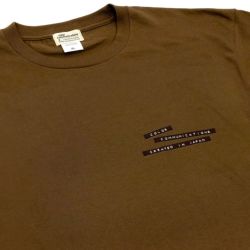 COLOR COMMUNICATIONS T-SHIRT カラーコミュニケーションズ Tシャツ EMBOSSING LABEL OLIVE スケートボード スケボー 1