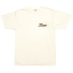 COLOR COMMUNICATIONS T-SHIRT カラーコミュニケーションズ Tシャツ EMBOSSING LABEL IVORY スケートボード スケボー 