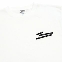 COLOR COMMUNICATIONS T-SHIRT カラーコミュニケーションズ Tシャツ EMBOSSING LABEL WHITE スケートボード スケボー 1